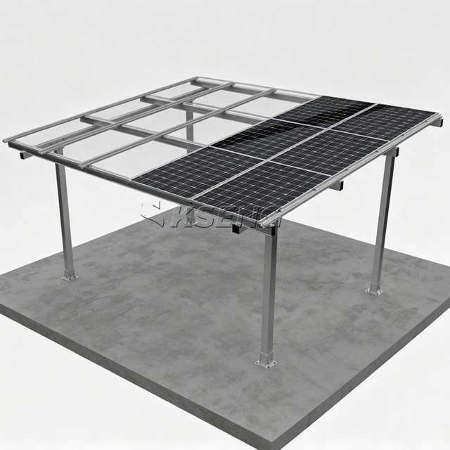 Tettoia per posto auto coperto solare in alluminio durevole in stock UE con garanzia di 10 anni