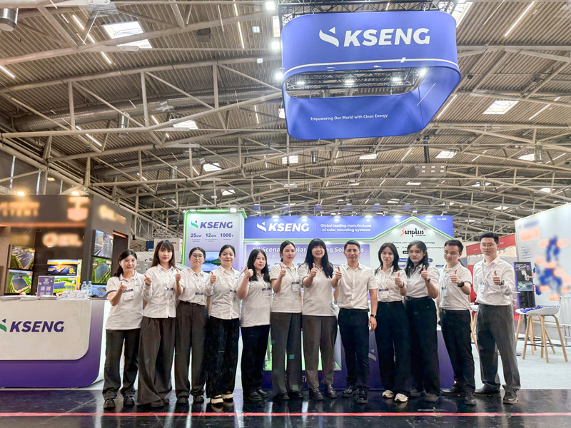 Intersolar Europe 2026 - Kseng Solar brilla con le soluzioni di racking solare pronte per tutti gli scenari in Germania