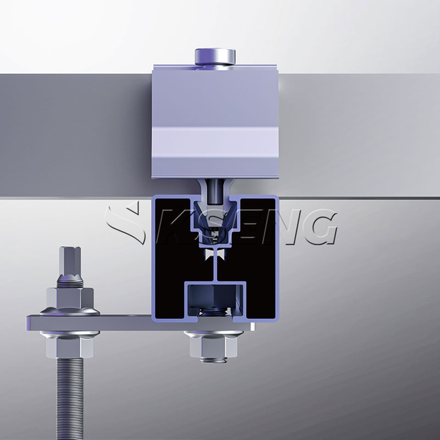 Sistema di montaggio Kseng Hanger Bolt Solsr per tetto in metallo