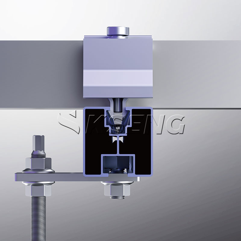 Sistema di montaggio Kseng Hanger Bolt Solsr per tetto in metallo
