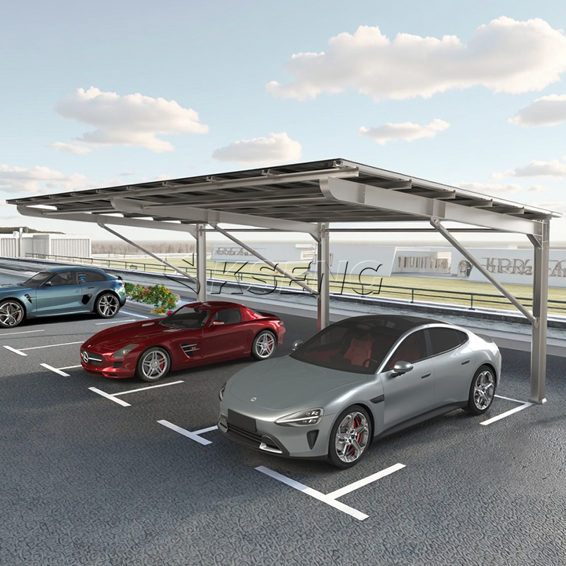 posto auto coperto con pannelli solari（1）